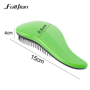 Fulljion Plastic Hair Comb Detangling Hair Brush Detangler Hairbrush Escova De Cabelo