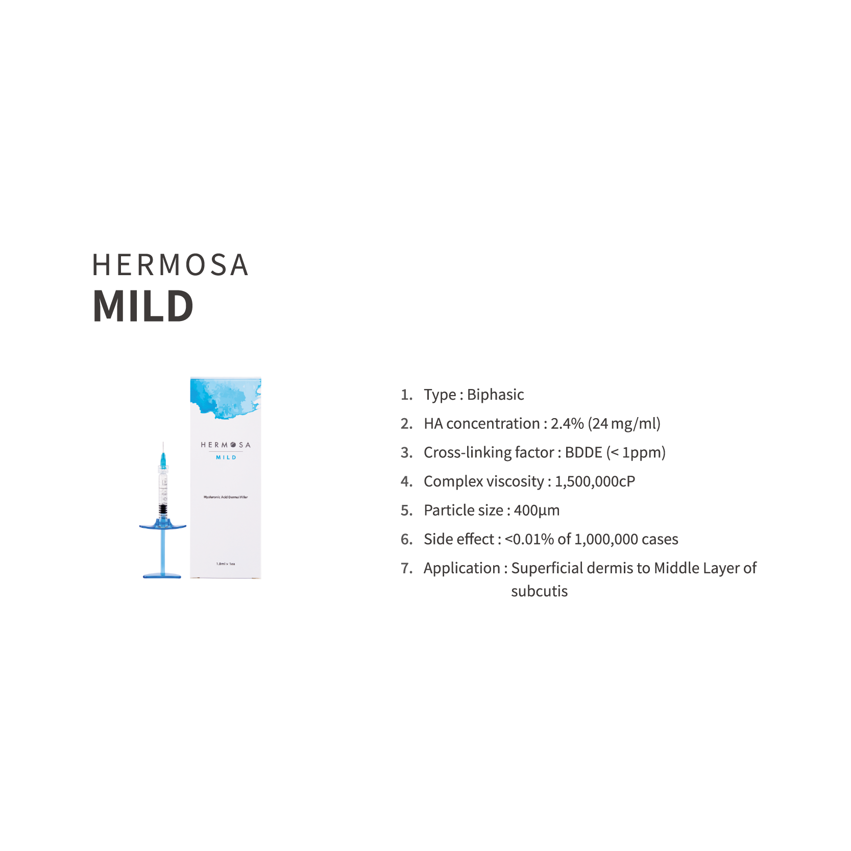 HERMOSA Dermal Filler_HARD/MILD/SOFT