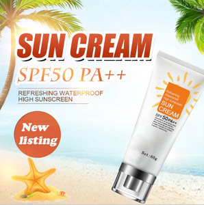 High quality Natural moisturizing and whitening waterproof Sunscreen cream SPF50 PA++