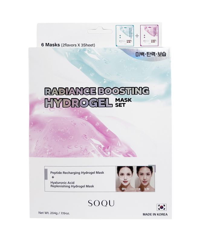 (Hydrogel mask, Skin care)SOQU PEPTIDE RECHARGING HYDROGEL MASK