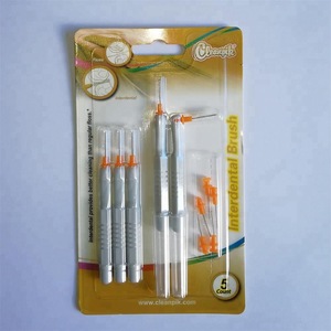 I and L interdental brush picks, 2 in 1, adjustable