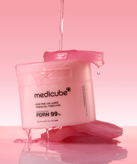 Medicube PDRN Pink Collagen Toning Gel Toner Pad