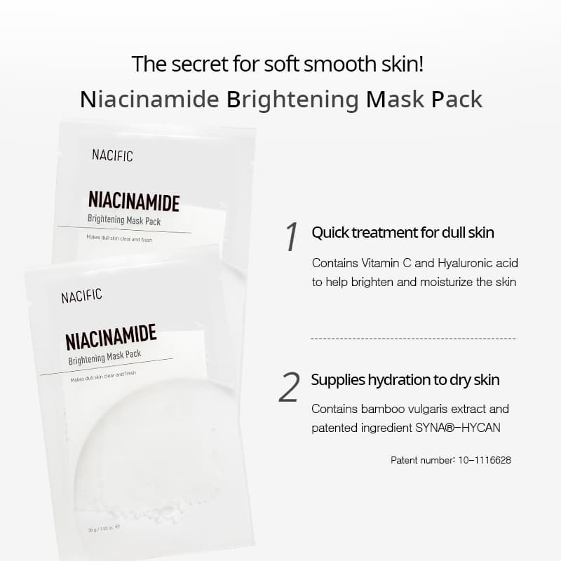 NACIFIC Niacinamide Brightening Mask Pack