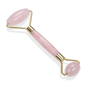 New rose quartz face massage roller handheld facial massager