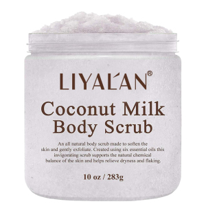 OEM Natural Organic Moisturizing Exfoliator Body Private Label Milk Coconut Scrub