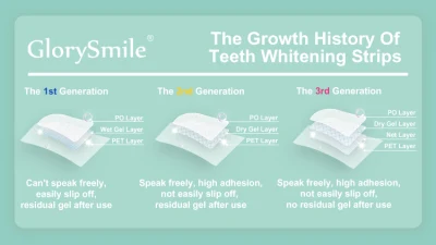 OEM Teeth Whitening Strips Coconut or Cherry Flavor Formula Home Whitening Teeth Kit Private Label