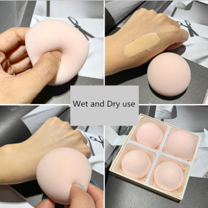 Peach Makeup Sponges Soft Foundation Blender custom Logo Mochi Beauty Blending Sponge set Private label