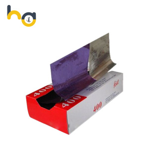 Printed embossed pop-up hairdressing hair aluminum foil for hair salon,salon foil