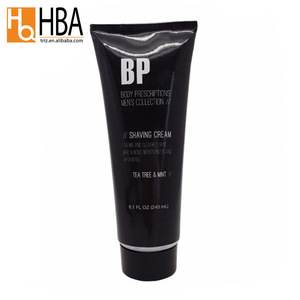 Private label new design 240ml natural mens wholesale shaving creams