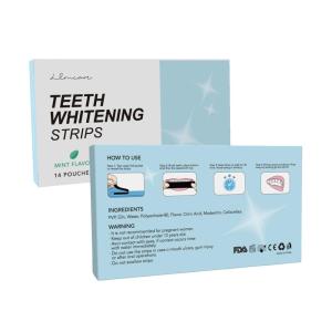 Private Label PAP Non Peroxide Bleaching Gel Teeth Whitening Strips