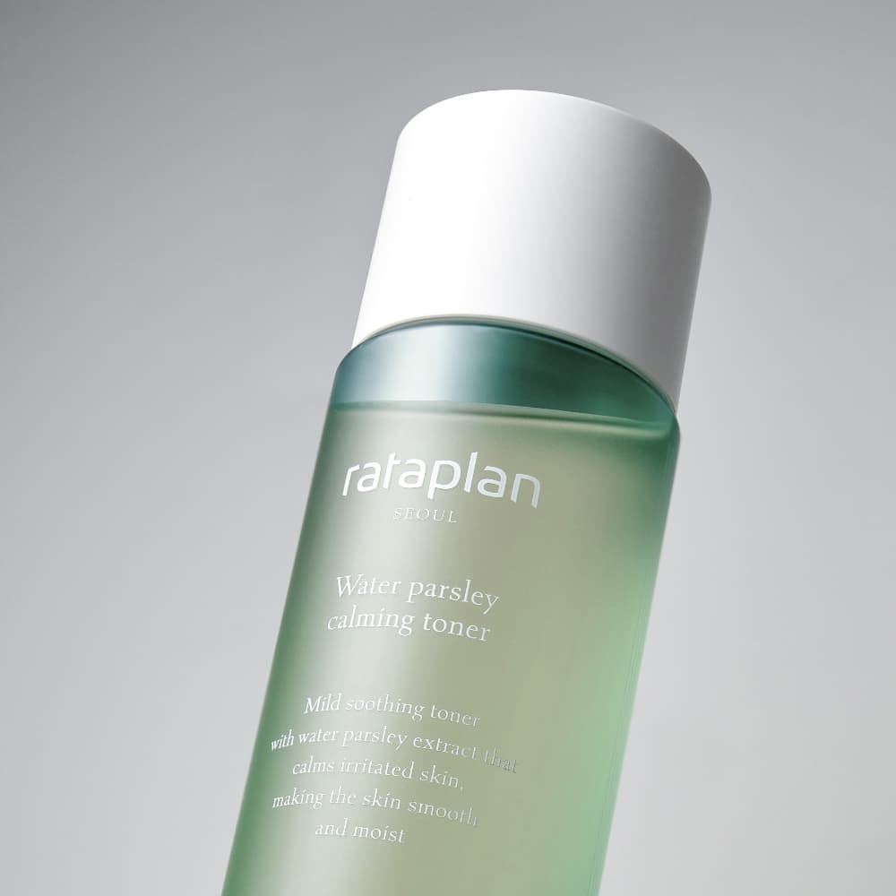 Rataplan Water Parsley Calming Toner with Centella Asiatica, Heartleaf, Korean Skin Care