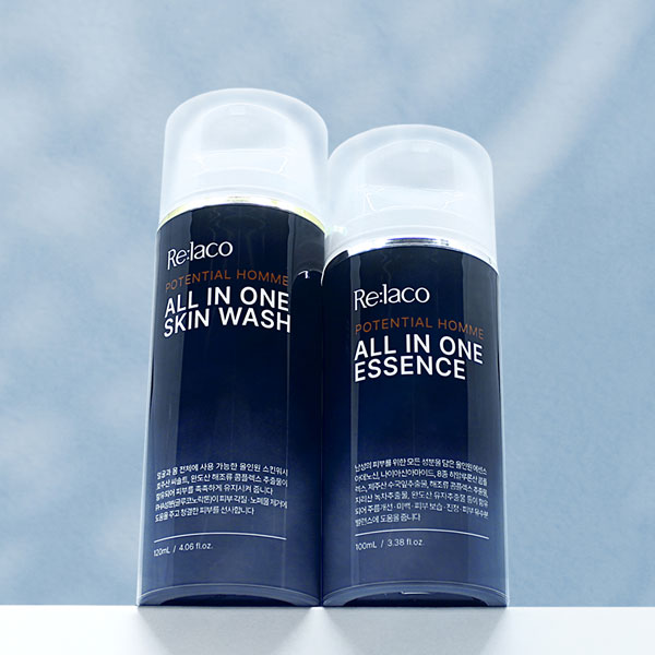 Relaco Essential Homme All in One Essence + Skin Wash set