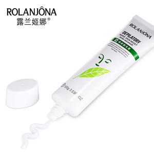 Rolanjona green tea plant extract anti-allergy permanent hair removal cream