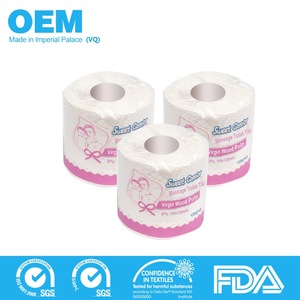 Sanitary soft massage tissue paper toilet roll