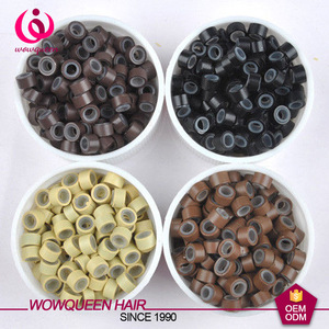 Silicone Micro Rings 1000 Pcs/bottle 5.0mm*3.0mm*3.0mm Hair Extension Tools Silicone Micro Beads/Rings/Links/Tubes