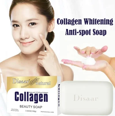 Soft Skin Soap Moisturizing Deep Cleanser Beauty Skin Facial Whitening Collagen Soap