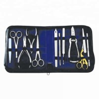 Stainless Steel Nail Clipper Set Manicure Pedicure Set Grooming Kit with a PU Leather Case