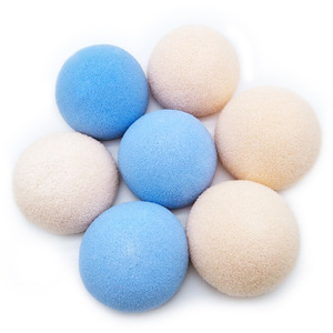 SUNNY Good Quality Body Exfoliating Washing Ball 100% Latex Free Bath Magic Sponge