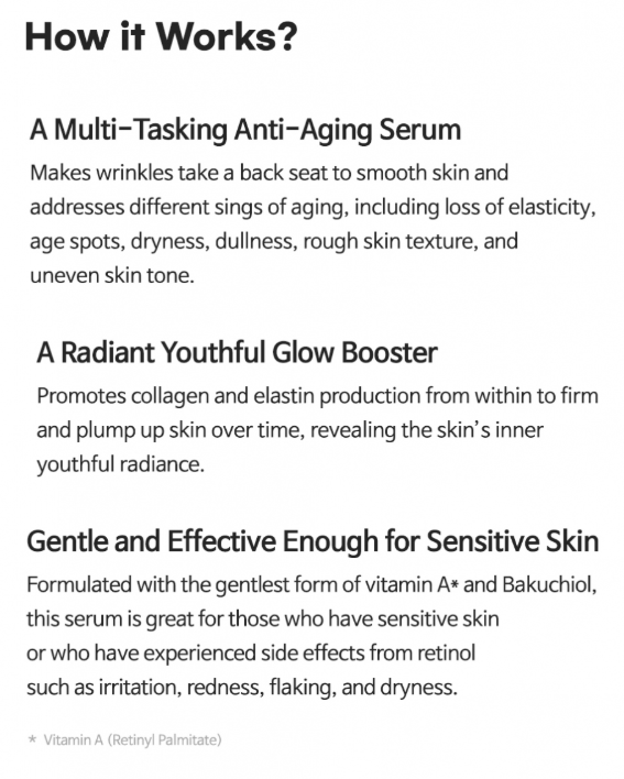 [TIAM] VITA A Bakuchiol Youth Serum 40ml