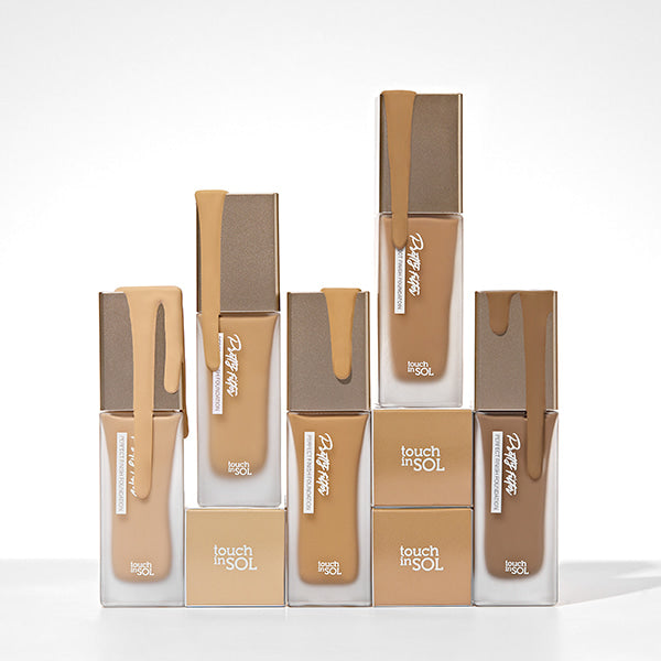 (Touch in SOL) Prettyfilter Perfect Finish Foundation [#5 Deep] 35g