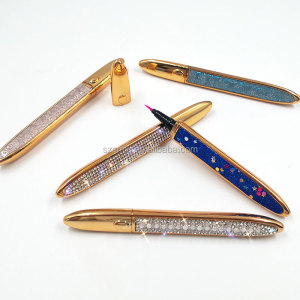 waterproof Glitter Eye liner Magnetic lash adhesive glue pen neon liquid eyeliner private label