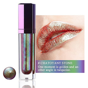 Waterproof  Private  Label  Custom Holograpic Lip Gloss  With Glitter