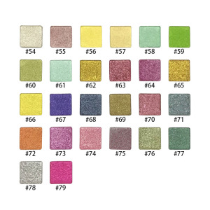 Wholesales High Pigment Square Eyeshadow Single Individual Shadow Vegan Single Pressed Eyeshadow Pan