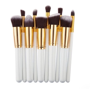 Yimart 10 pcs Makeup Brushes Set Cosmetic Makeup Tools Set Mini Make Up Brushes