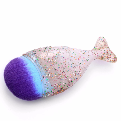 B-003 mini cute fish makeup Mermaid brush