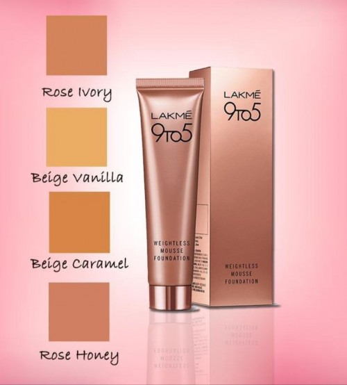 LAKMÉ 9 To 5 Weightless Mousse Foundation, Beige Caramel, 25G