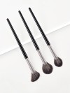 Small Precision Fan Makeup Brush for Highlight & Detail – Soft Synthetic Bristles