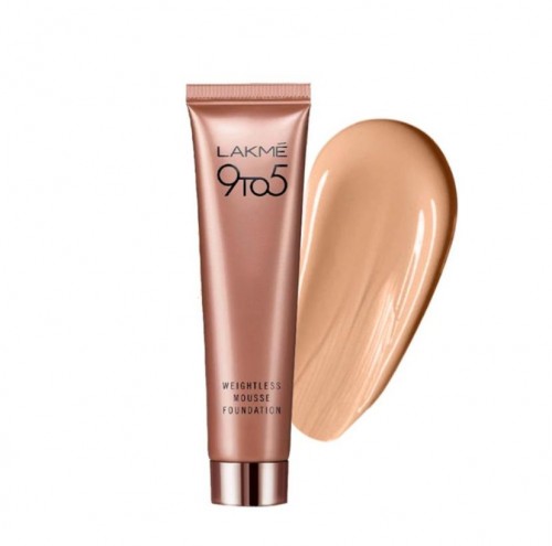 LAKMÉ 9 To 5 Weightless Mousse Foundation, Beige Caramel, 25G