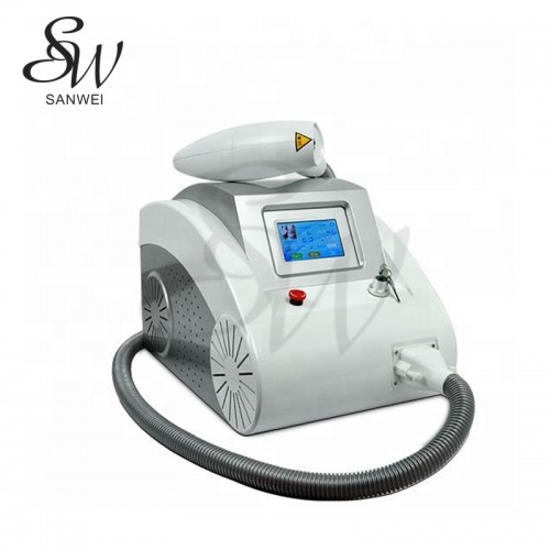 Sanwei manufacturer nd yag laser tattoo removal portable laser tattoo removal machine