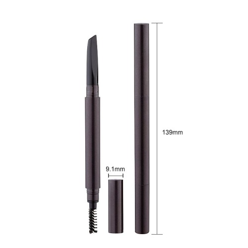 Newly designed ultrathin custom private label factory manufactured eyebrow pencil hollow tube packaging material
