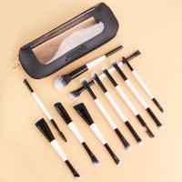 Portable Dual-Ended Cosmetic Brush Set with Bag | Wholesale Custom Makeup Brushes Manufacturer