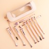 Portable Dual-Ended Cosmetic Brush Set with Bag | Wholesale Custom Makeup Brushes Manufacturer