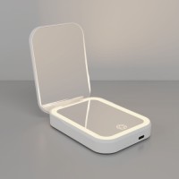 Portable Travel Multi-Purpose 2-In-1 Power Bank LED Markeup Mirror With Fill Light