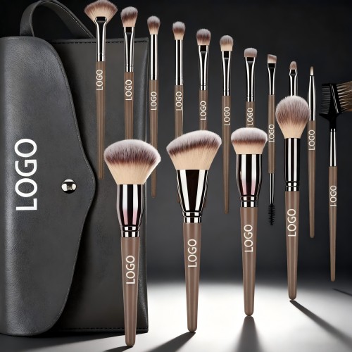 Premium 15-Piece Makeup Brush Set Face Eyebrow Highlighting Super Soft