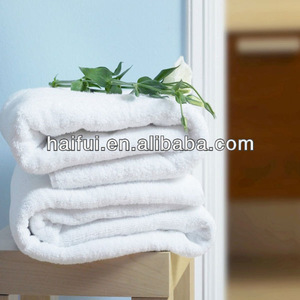 100% cotton wholesale pure cotton hotel towel in hotel textile supplies