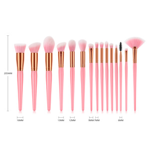 15pcs in one set High Quality Custom Logo Makeup Brush