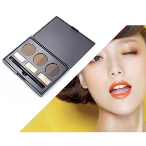 2017 best selling products Makeup kits eyebrow powder 3 color with Highlighter and brush