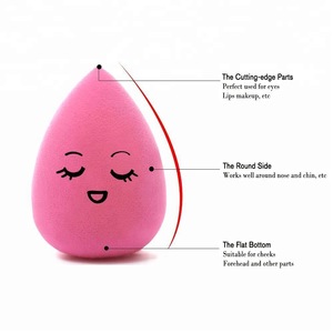 2019 new private label cosmetic puff make up sponge makeup sponge