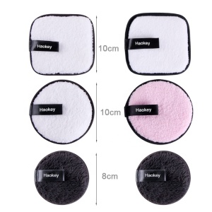 2020 Hot Selling Makeup Remover Cleaning sponge Microfiber Washable Facial Makeup Remover Pad