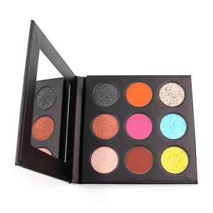 2021 High pigmented Cosmetic Eyeshadow palette 9 color waterproof OEM/ODM with private brand