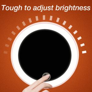 2021 high quality size led mirror small mini pocket mirror with led mini mirror pocket