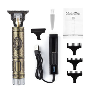 2021 New Arrival Salon Household Recommendation USB Cordless Gold Dragon Professional Hair Trimmer