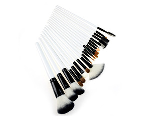 20pcs Pro natural animal hair makeup brushes with leather bag