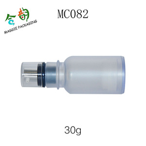 30g HOT SALE beautiful Cosmetic Packaging empty clear plastic airless Spray Pump Bottles