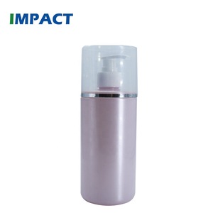 500ml Cosmetics Packaging With Pump Shampoo Packaging Bottle Pink Pearlised Finish PET Bottle