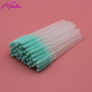 50Pcs Silicone Disposable Eyelash Brush Comb Mascara Wands Eye Lashes Extension Individual Applicator Women Makeup Tool